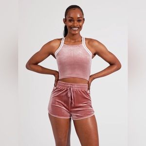 NWOT - Buffbunny Disco Crop - Blush - Small